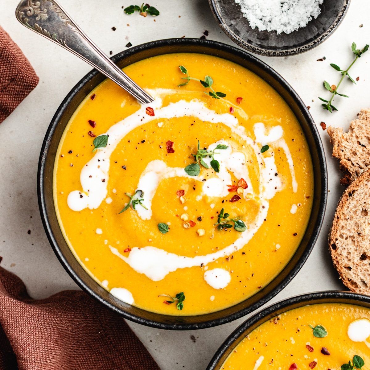 Boost Flavor: Roasted Cauliflower Carrot Soup with Ginger & Chili